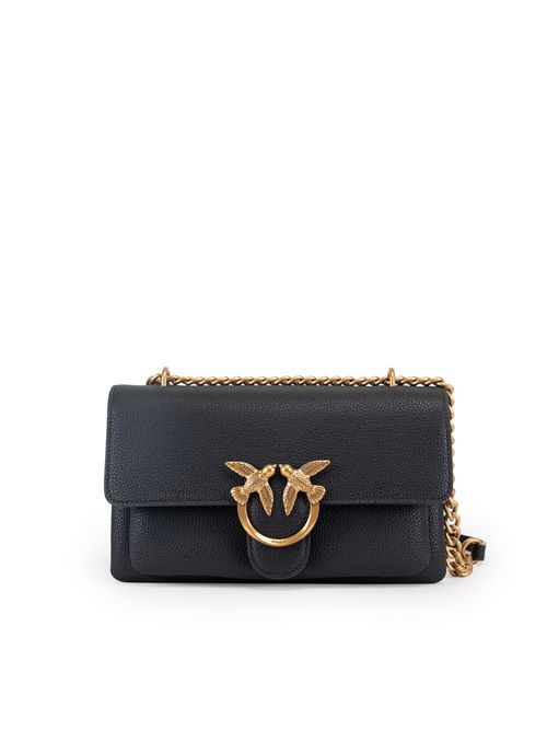 Borsa a spalla Love One Soft Mini in pelle bottalata Nero PINKO | 104528 A29QZ99Q
